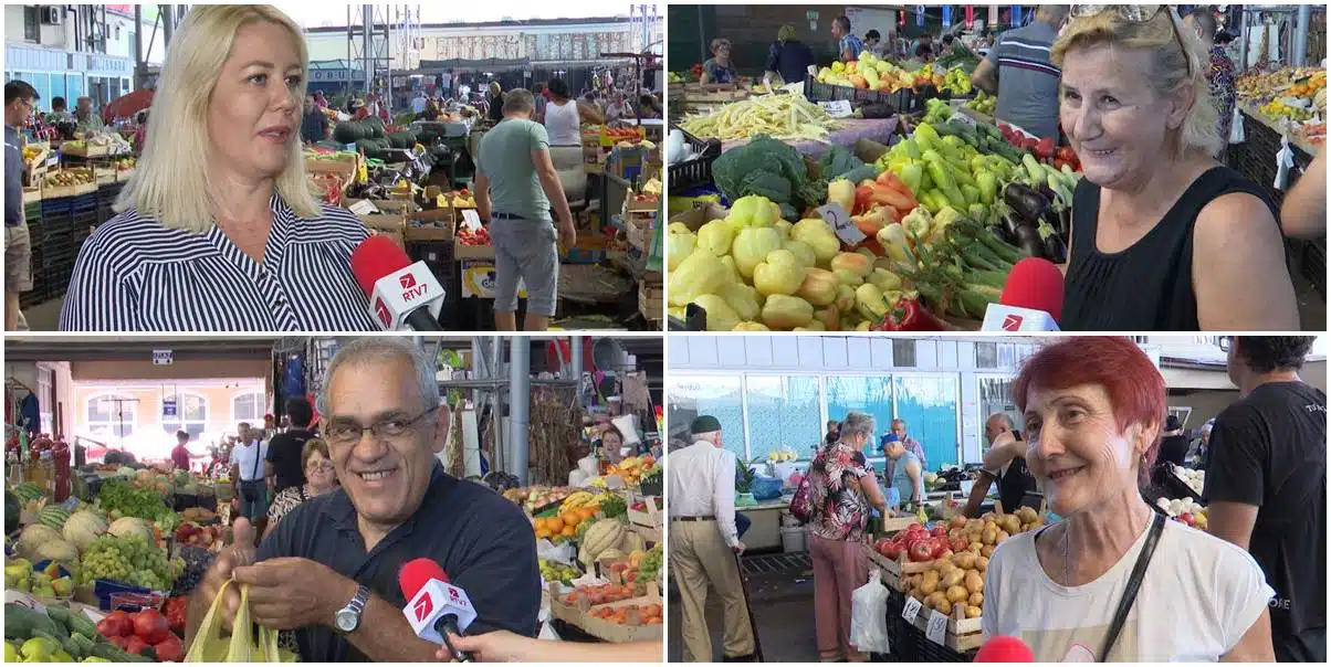 (VIDEO) Pijačni dan u Tuzli: Bogata ponuda, cijene su solidne poručuju kupci