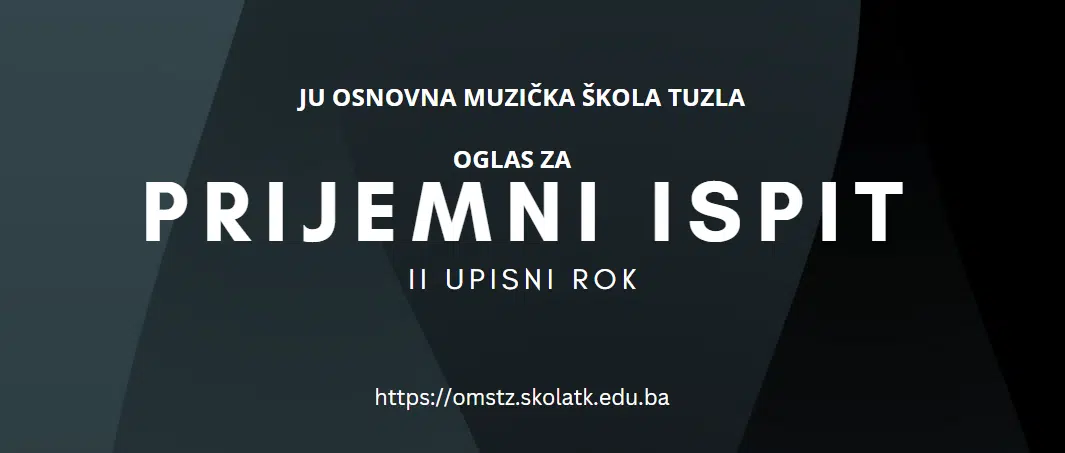 Uskoro drugi upisni rok za prijem učenika u JU Osnovna muzička škola Tuzla