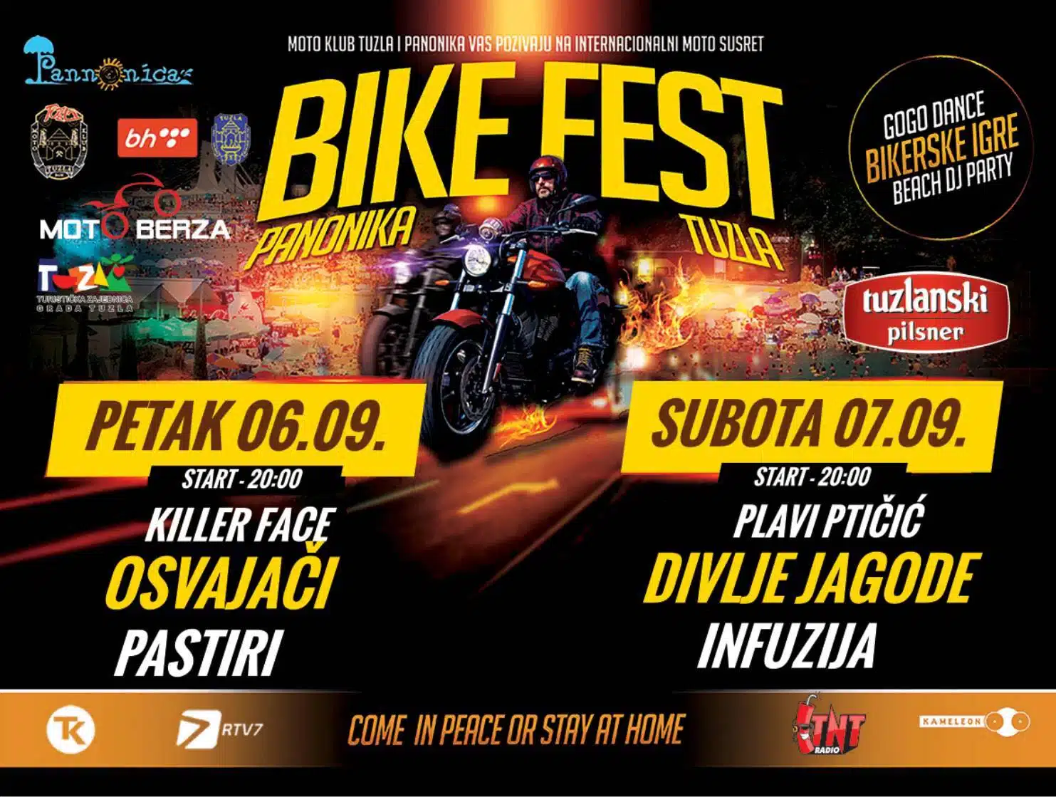 Bike Fest Panonika početkom septembra u Tuzli, uživajte uz Divlje Jagode i Osvajače