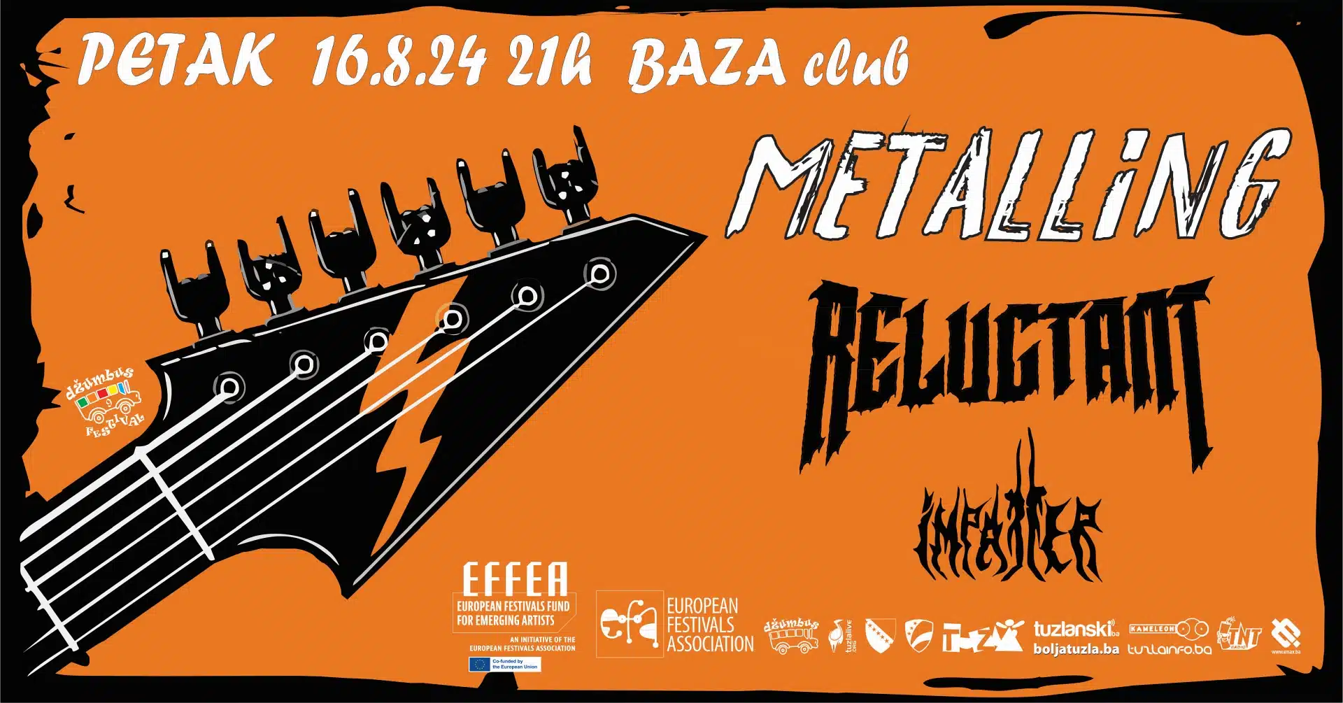 Odlična svirka u centru Tuzle, Metalling by Džumbus Festival