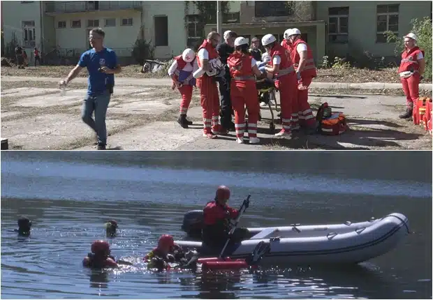 (VIDEO) Održana vježba operativnih snaga zaštite i spašavanja, u organizaciji Grada Tuzla i Tima za podršku civilno- vojnoj saradnji za Sjeverni Balkan
