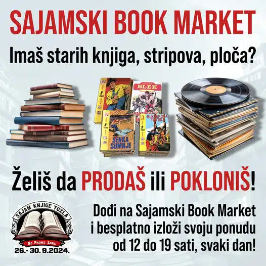 Nova prilika za stare knjige i ploče na Sajmu knjige u Tuzli
