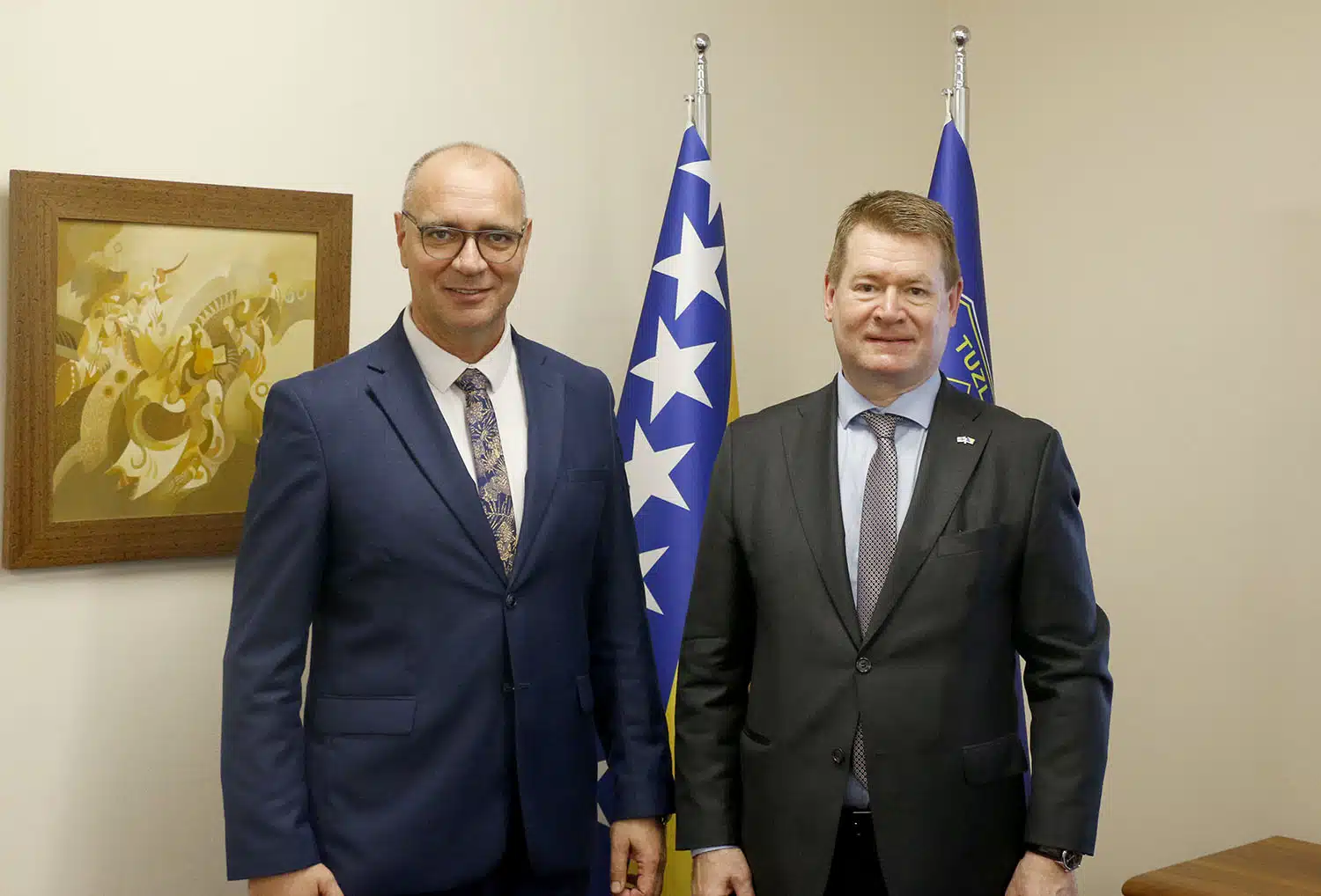 Gradonačelnik Tuzle ugostio ambasadora Finske – u fokusu razgovora IT sektor i zelena tranzicija