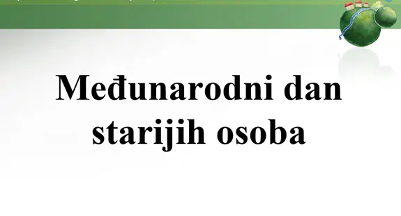 Čestitka gradonačelnika Tuzle u povodu obilježavanja 1. oktobra – Međunarodnog dana starijih osoba