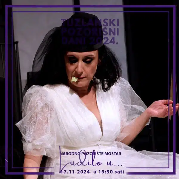 Predstava „Ludilo u…“ Narodnog pozorišta Mostar na Festivalu tuzlanskih pozorišnih dana 2024.
