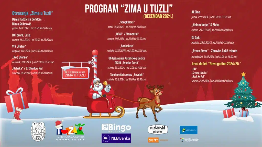 Objavljen program manifestacije „Zima u Tuzli“ objavljen program manifestacije „zima u tuzli“