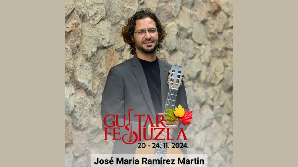 Guitar Fest Tuzla 2024 predstavljanje predavača  – Jose Maria Ramirez Martin