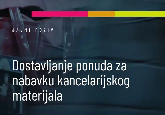 Javni poziv: Nabavka kancelarijskog namještaja, do 15.11.