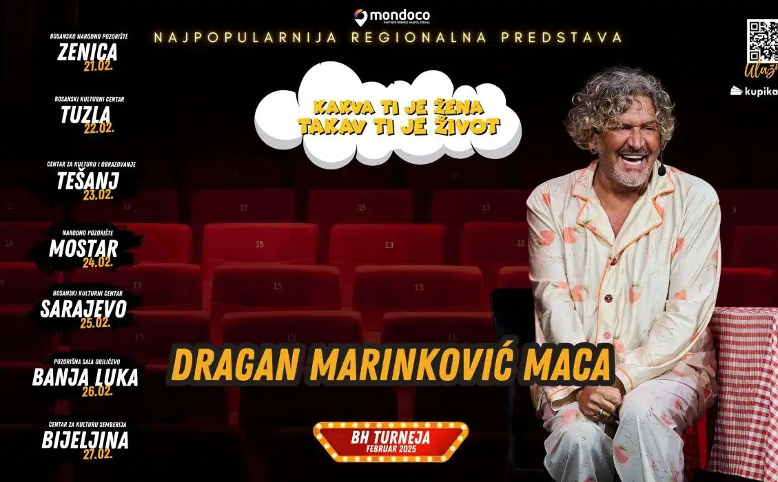 Najposjećenija regionalna predstava na bh. turneji u februaru – “Kakva ti je žena, takav ti je život”