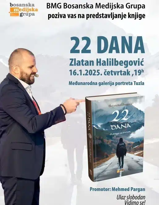 U Tuzli promocija knjige Zlatana Halilbegovića „22 dana”