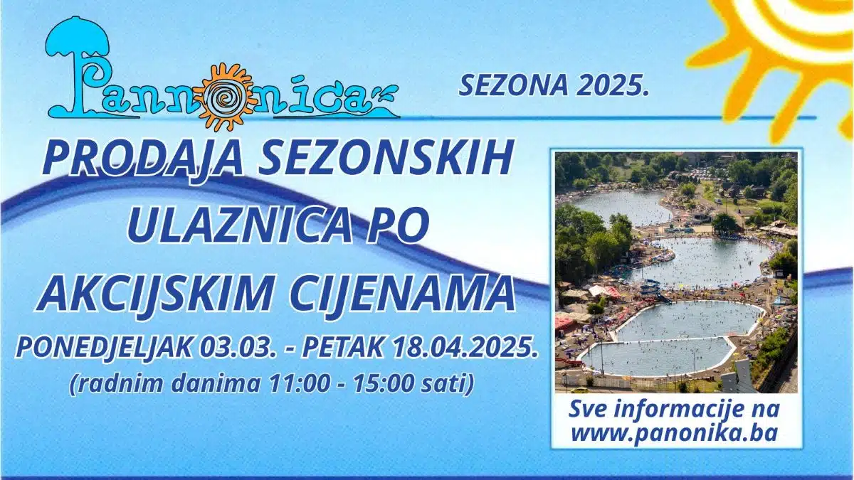 Počinje prodaja sezonskih ulaznica za Panonska jezera po akcijskim cijenama