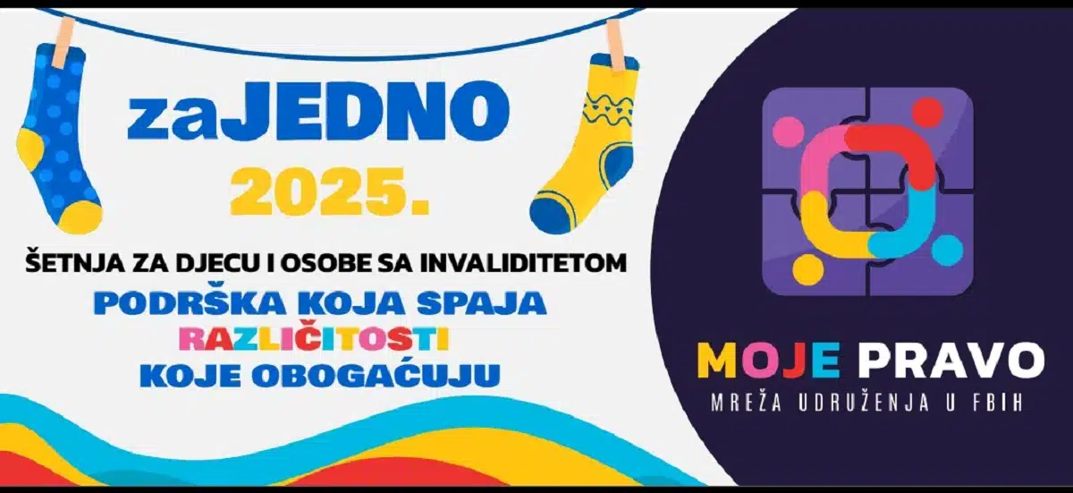 Mreža “Moje pravo” poziva građane na šetnju podrške osobama sa Down sindromom