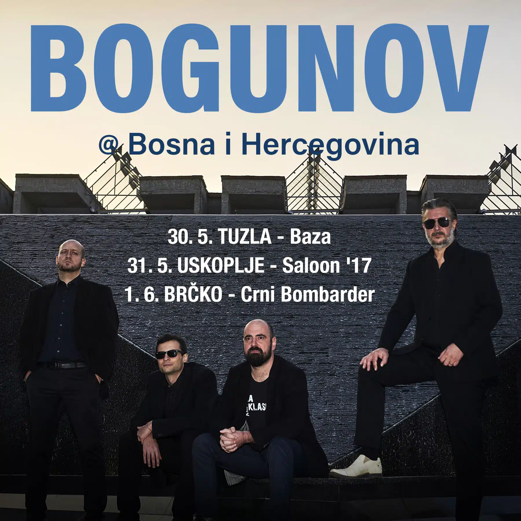 Band Bogunov najavio mini bosansku turneju, dolaze i u Tuzlu
