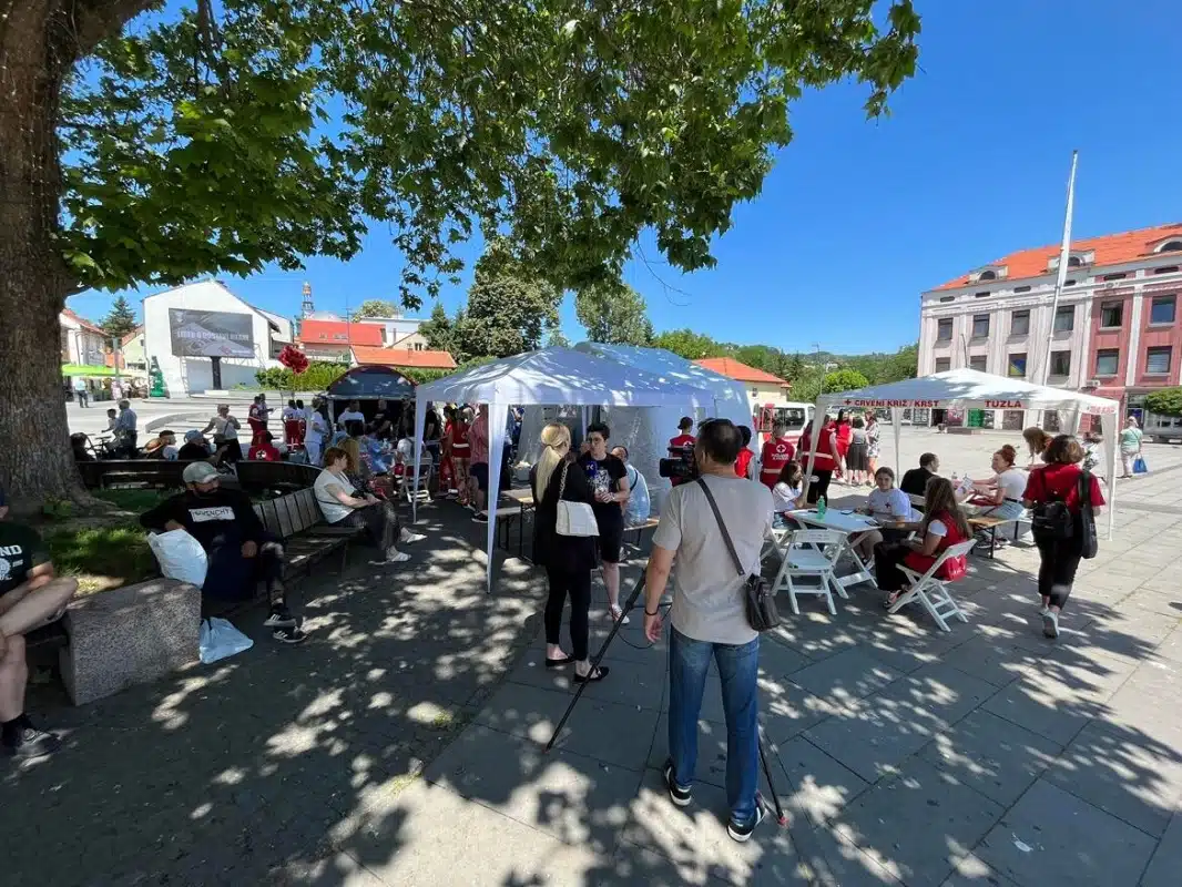 Danas na Trgu slobode akcija dobrovoljnog darivanja krvi