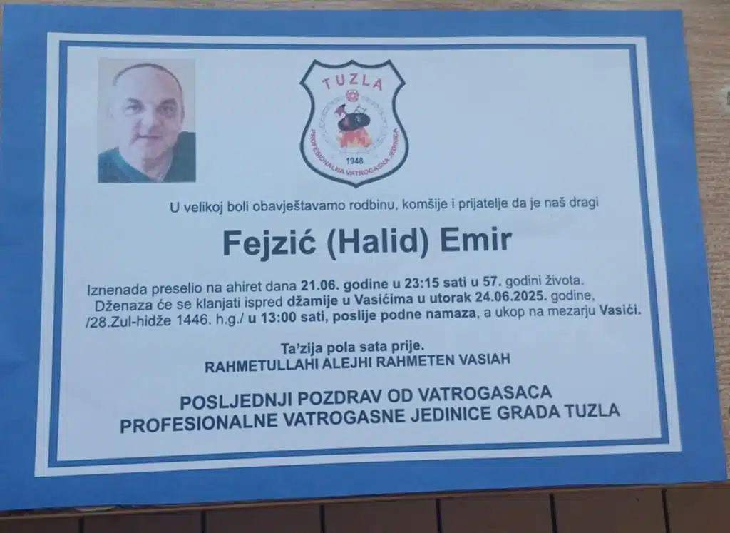 Preminuo je Emir Fejzić