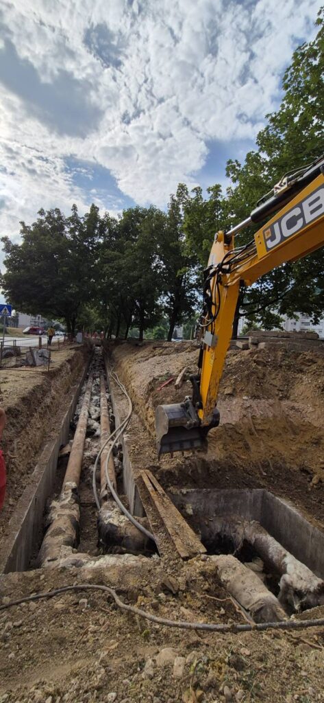 Radovi na rekonstrukciji vrelovodne mreže u Tuzli