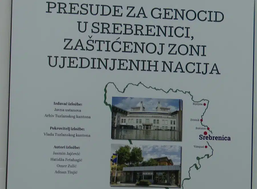 Arhiv TK: Otvorena izložba sudske dokumentacije o genocidu u Srebrenici (VIDEO)