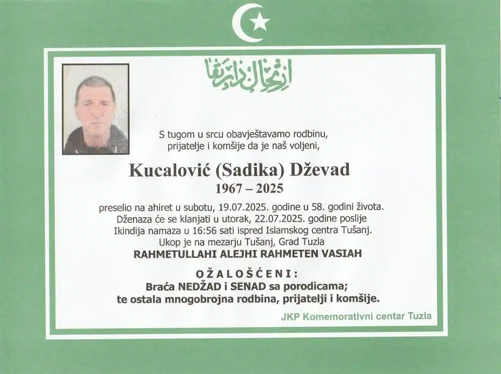 Preminuo je Josip Kucalović