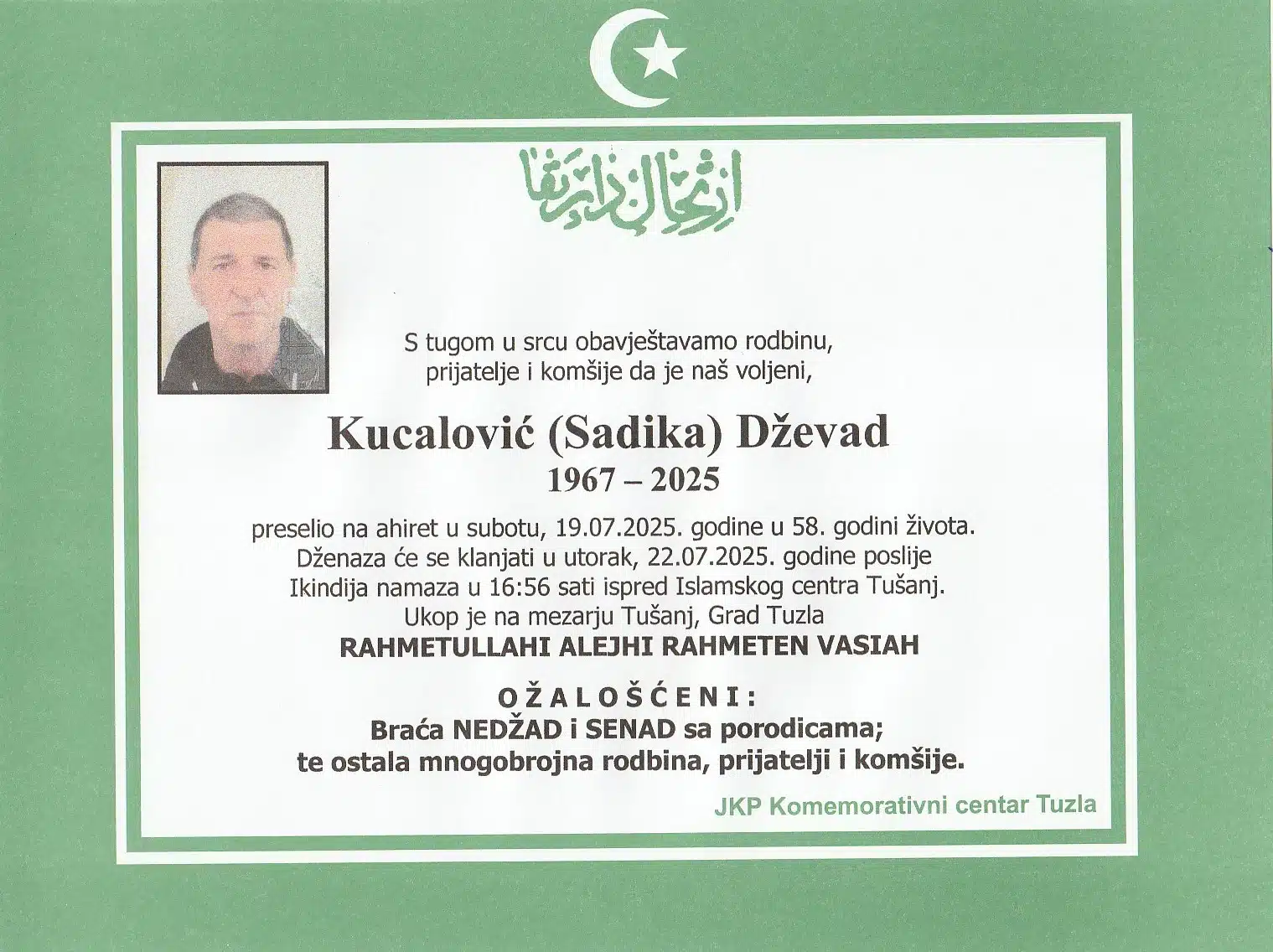 Preminuo je Josip Kucalović
