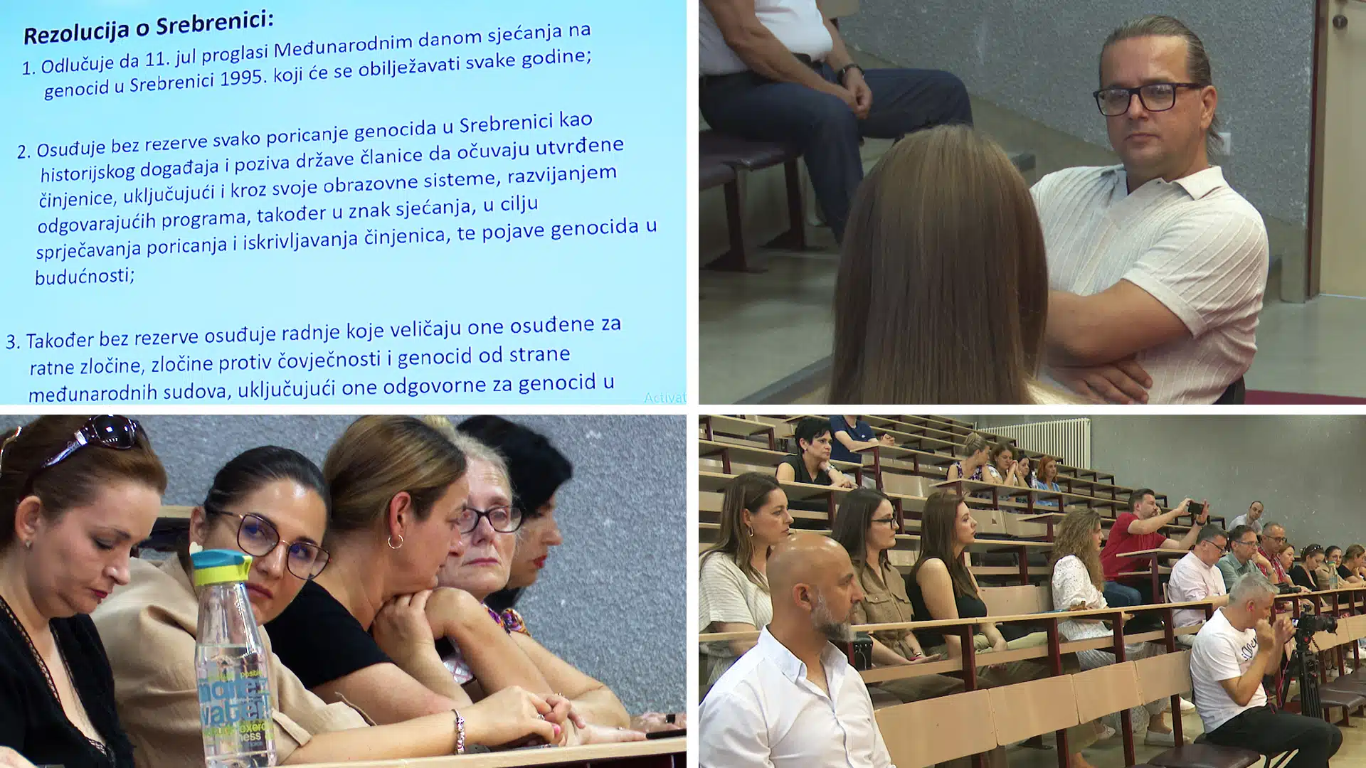 U Tuzli održano predavanje o ulozi medija u razumijevanju genocida u Srebrenici