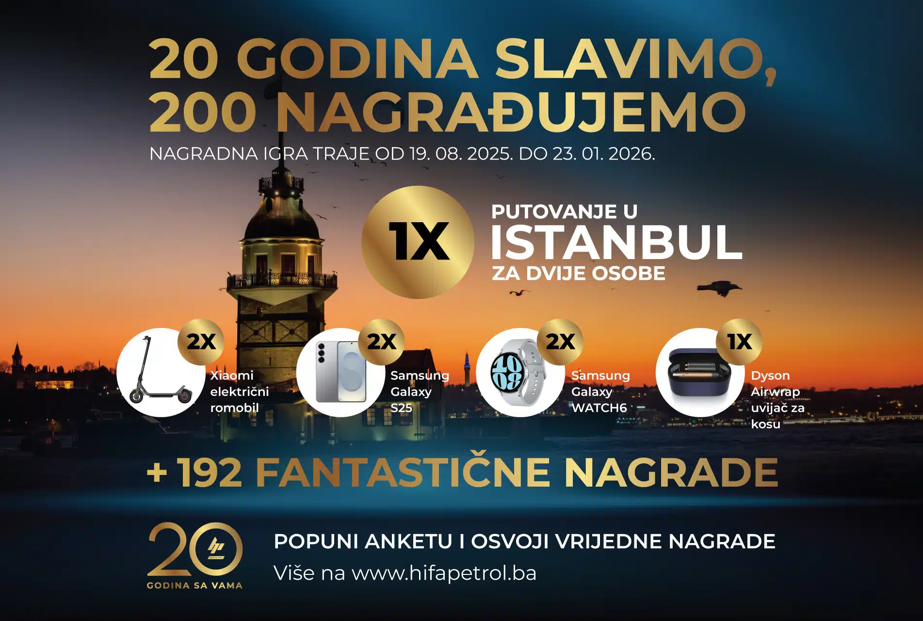 Hifa Petrol nagrađuje lojalnost povodom 20 godina postojanja
