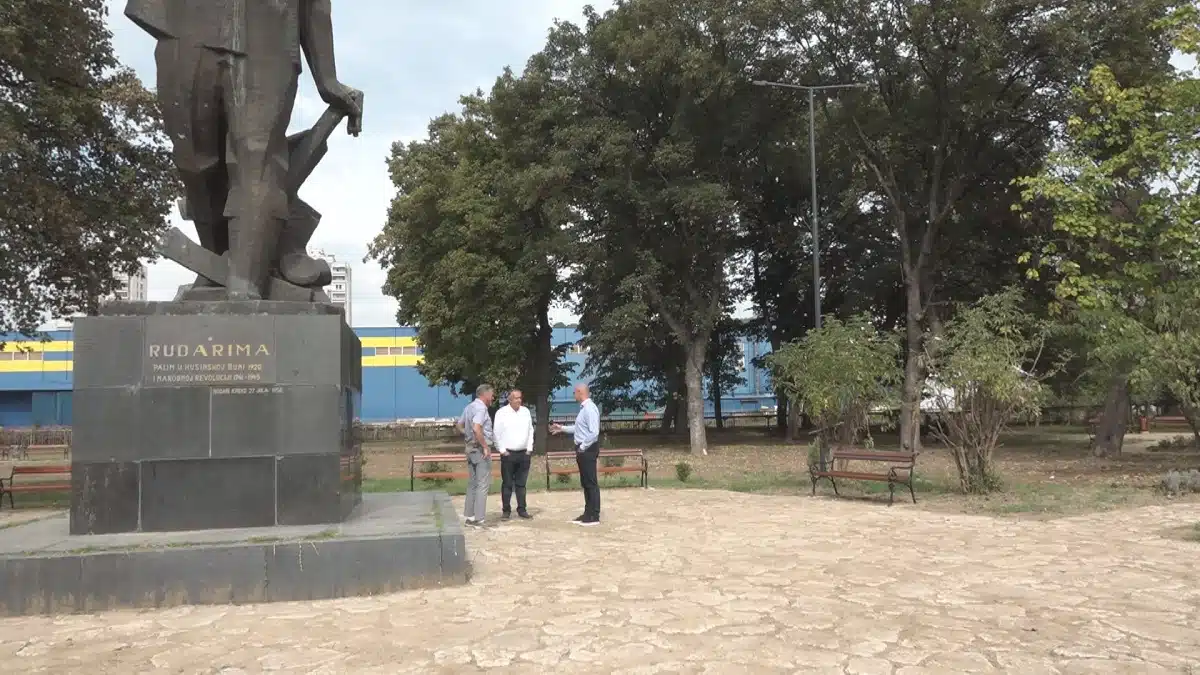 Sanacija parka “Husinski rudar” u Tuzli pri kraju (VIDEO)