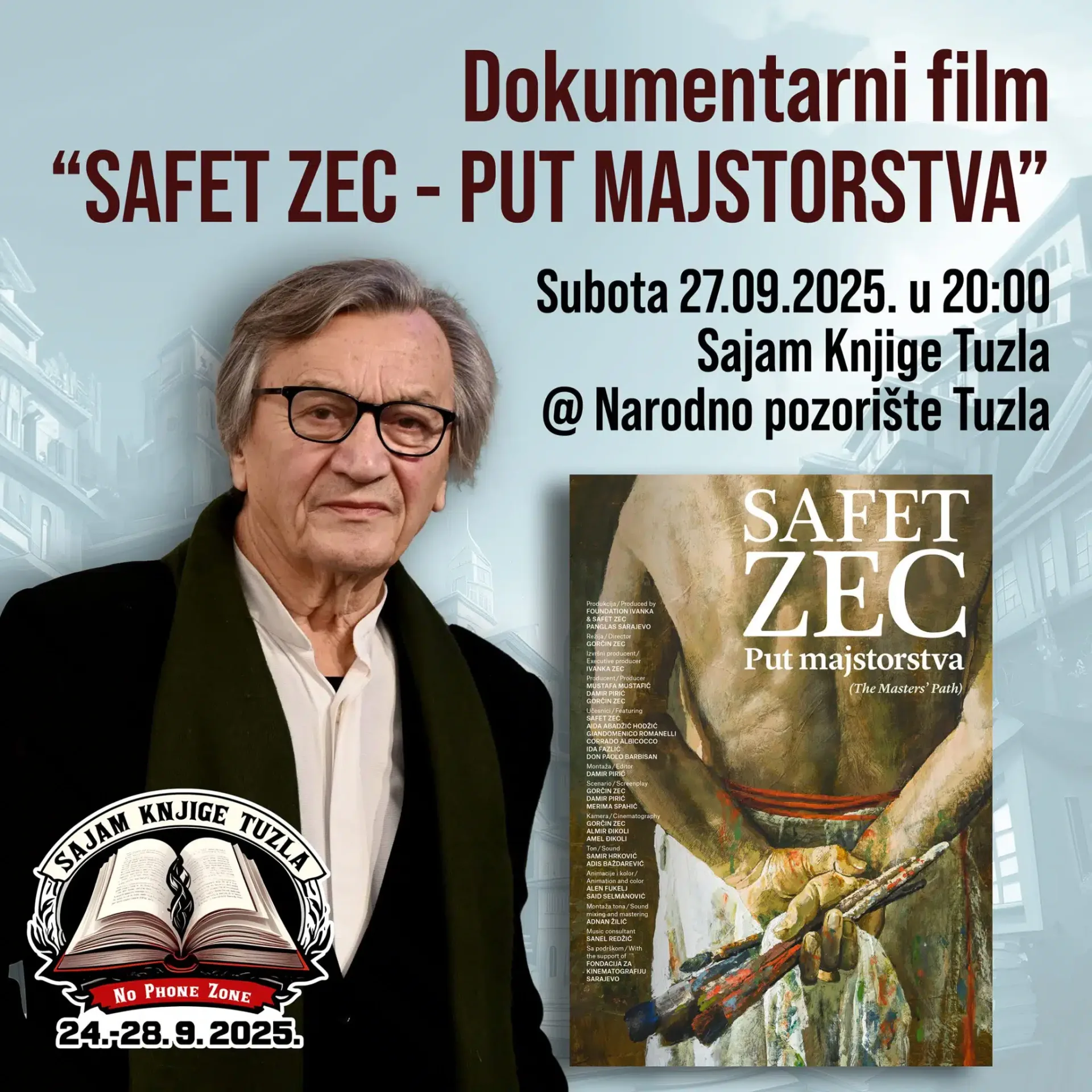 Tuzla domaćin projekcije dokumentarnog filma “Safet Zec – Put majstorstva”