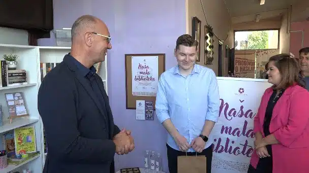 Otvorena biblioteka u  tuzlanskoj MZ Solana (VIDEO)