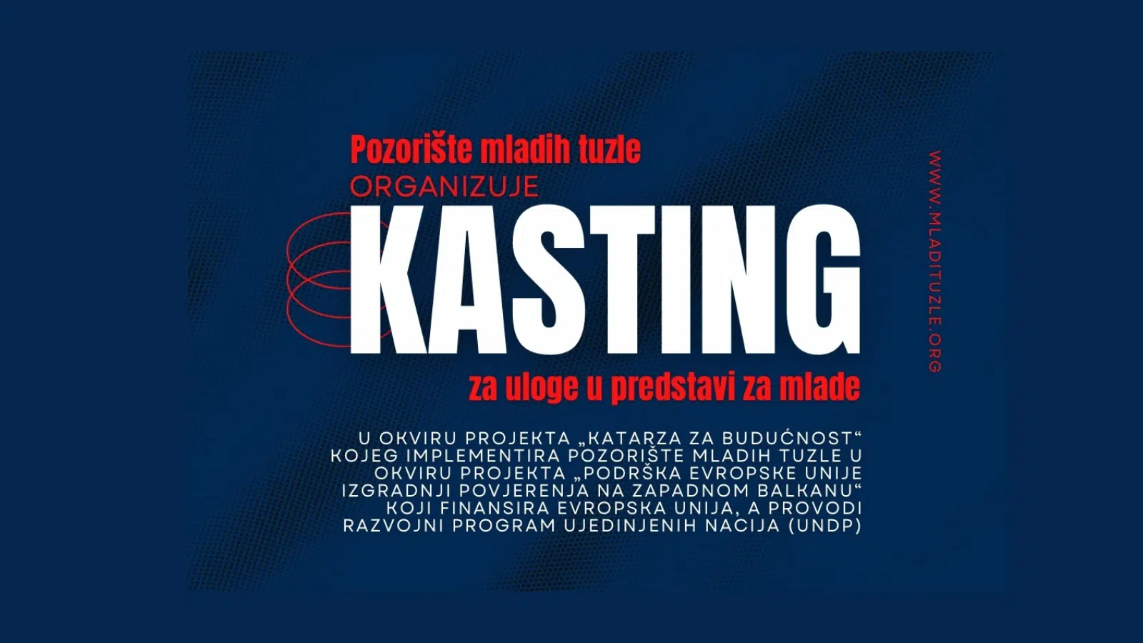 Pozorište mladih Tuzle organizuje kasting za predstavu „Katarza za budućnost“