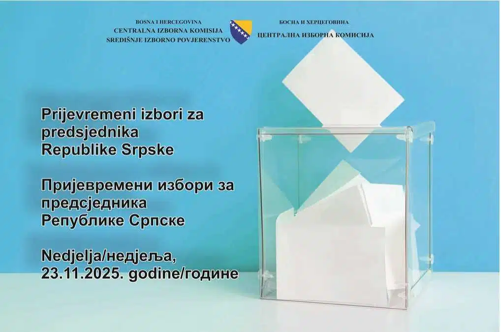Prijevremeni izbori sutra za predsjednika RS: Tuzlaci u odsustvu glasaju u OŠ „Simin Han“