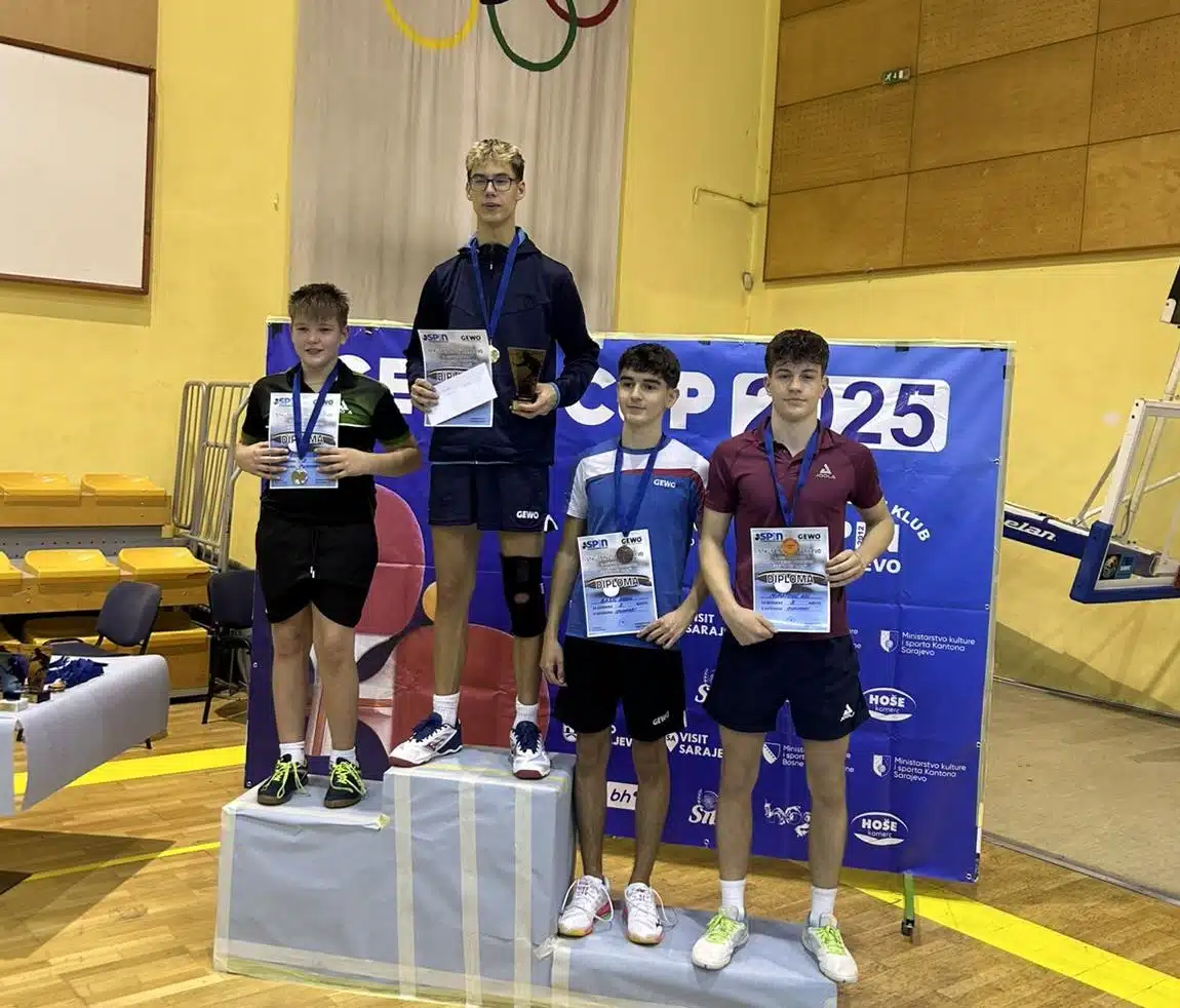 Uspješan vikend za tuzlanske stonotenisere na takmičenju u Sarajevu