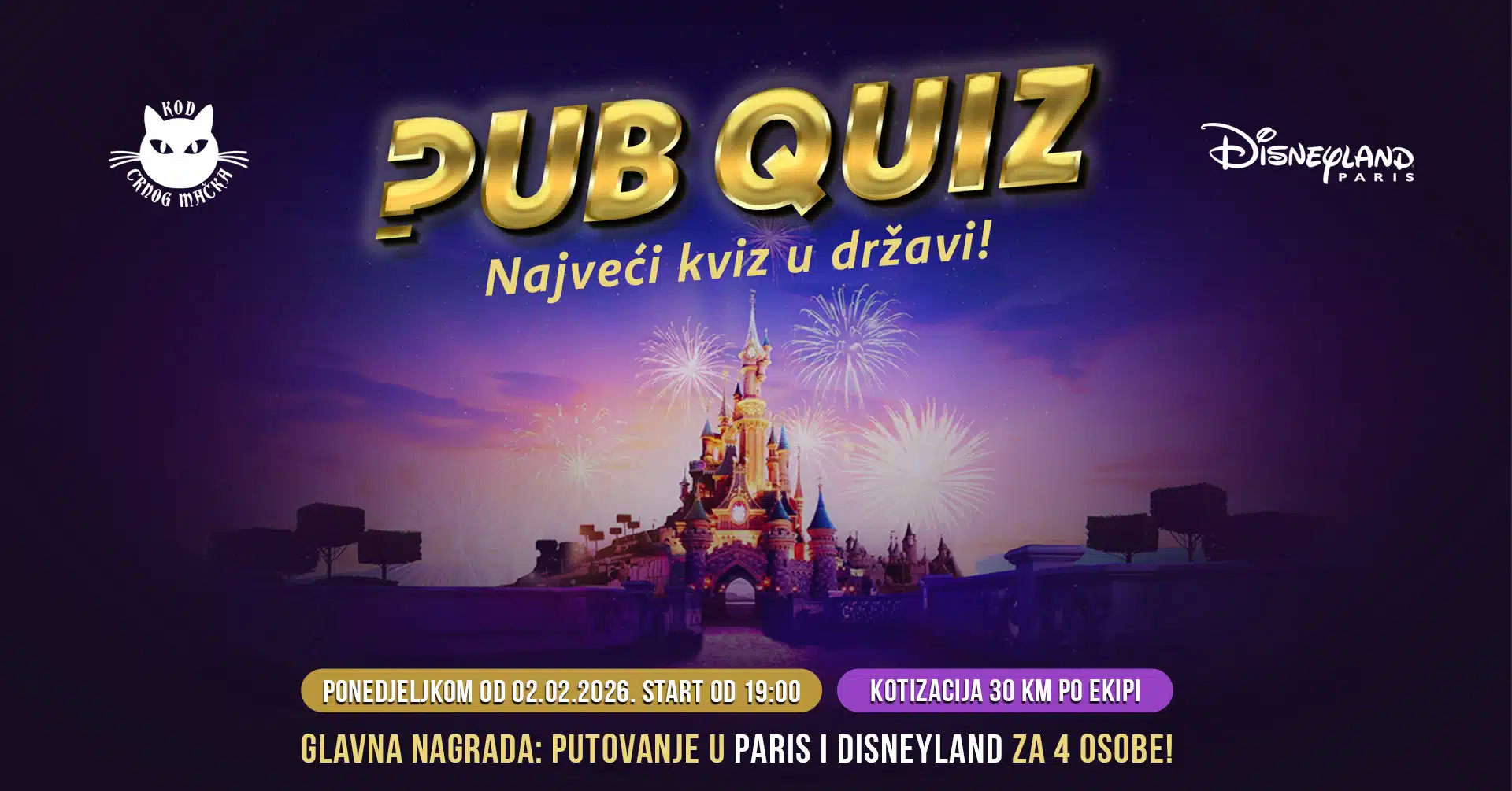 KVIZAŠKA LIGA – Znanje koje vodi u Pariz!
