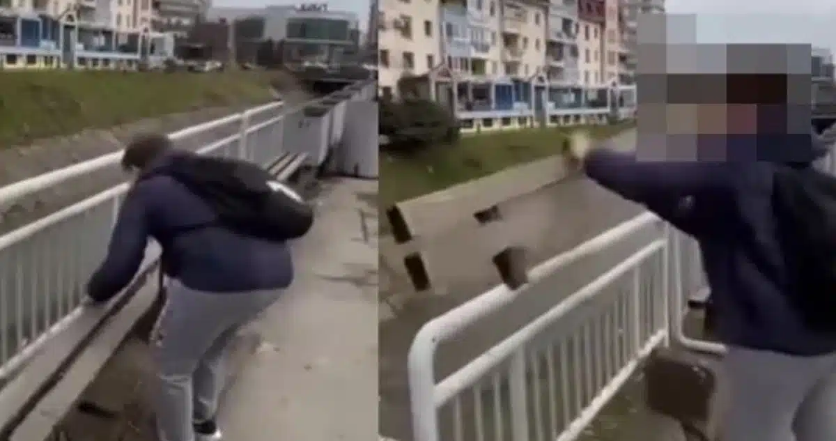 Identifikovani maloljetnici koji su bacali dio klupe u Jalu