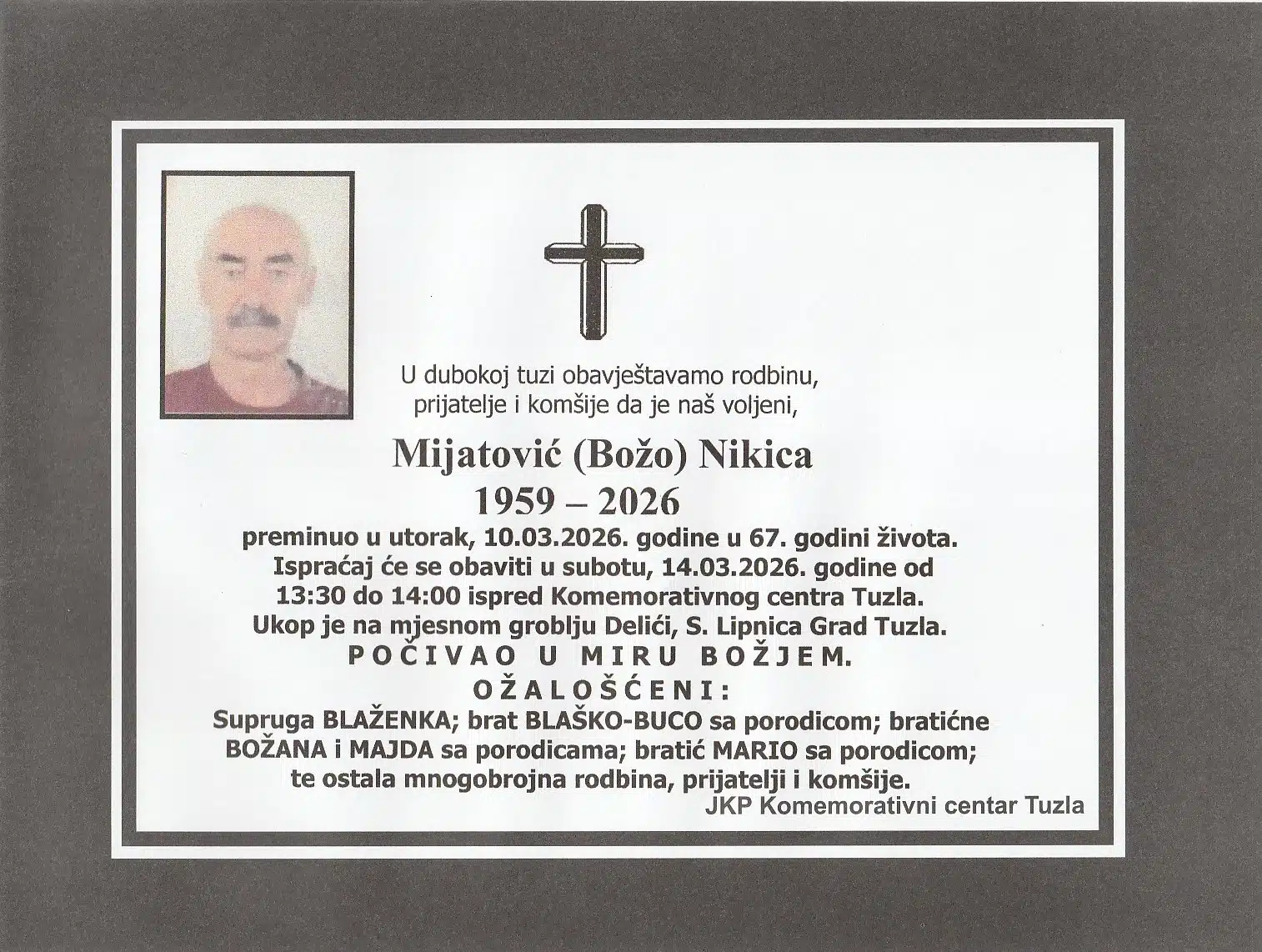 Preminuo je Nikica Mijatović