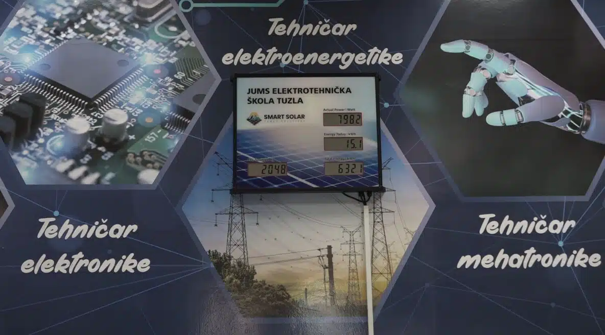 Elektrotehnička škola Tuzla dobila više od 496.000 eura za projekat „Prva energetski neovisna škola u BiH” (VIDEO)