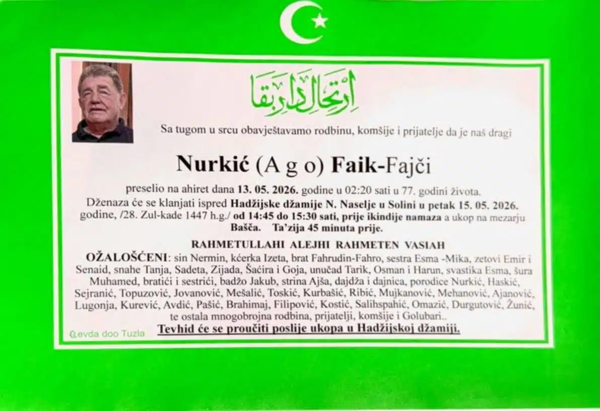 Preminuo je Faik Nurkić Fajči