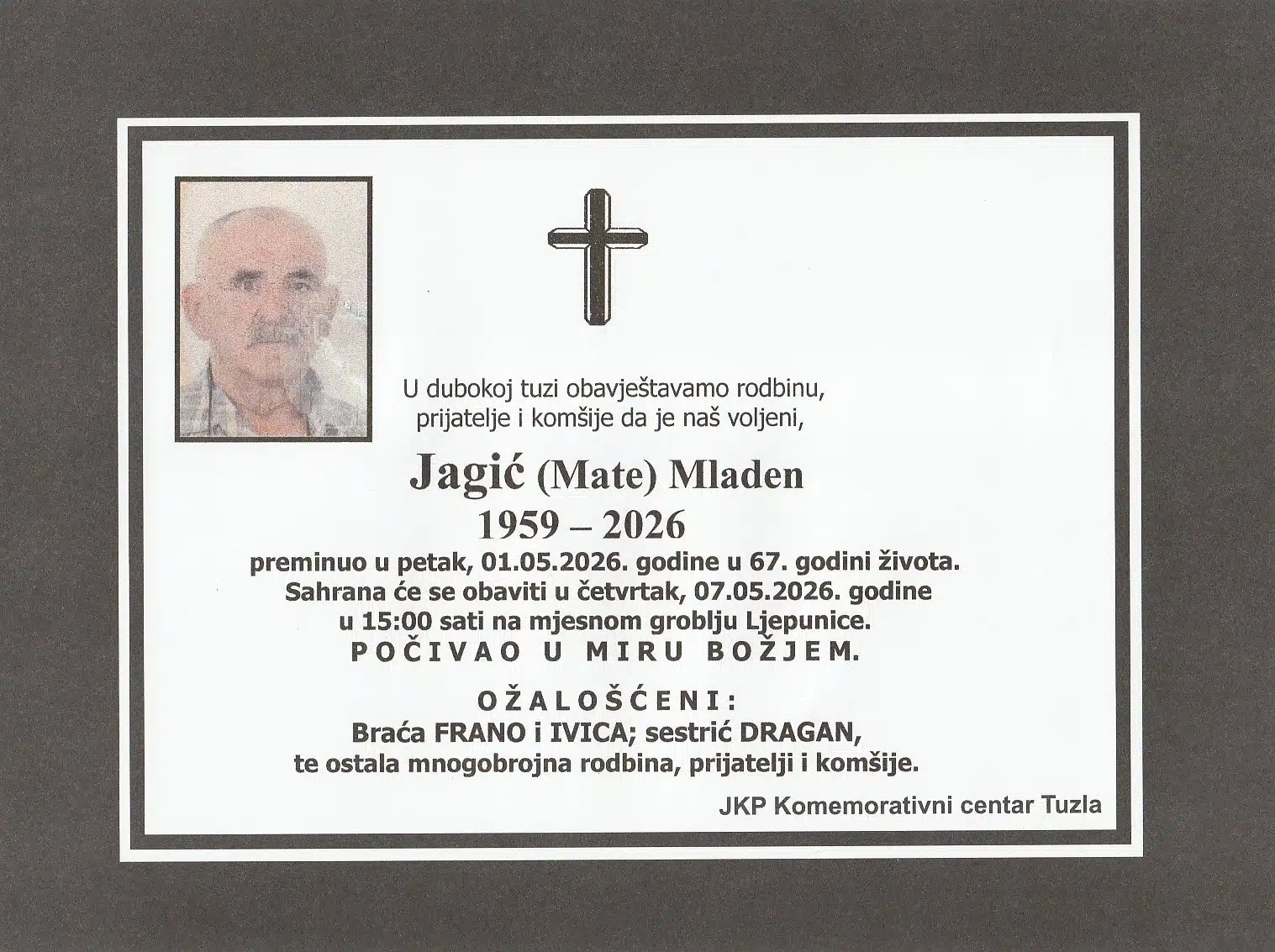 Preminuo je Mladen Jagić