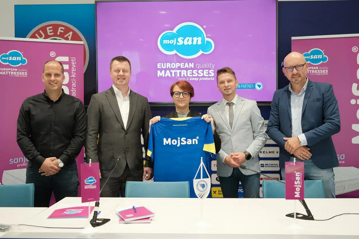 Brand MojSan postao oficijelni sponzor Nogometnog saveza BiH