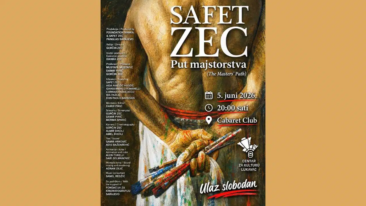 Dokumentarni film o Safetu Zecu ”Put majstorstva” u petak u Lukavcu