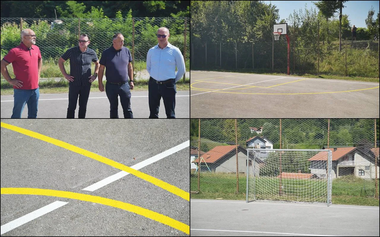 Zvršeno uređenje sportskog terena u MZ Solana – Lugavić obišao završene radove (VIDEO)