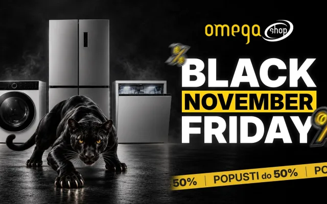 BLACK NOVEMBER u Omega shop: Veliki popusti do 50% tokom cijelog novembra!