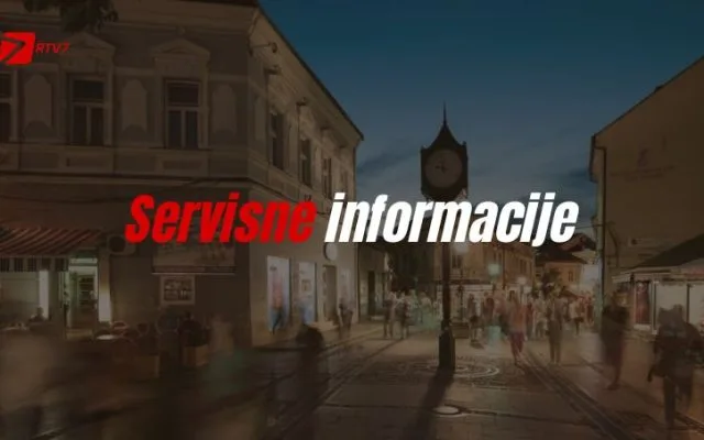 Servisne informacije za 26.oktobar