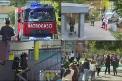 U OŠ „Novi Grad“ održana pokazna vježba evakuacije u slučaju požara (VIDEO)